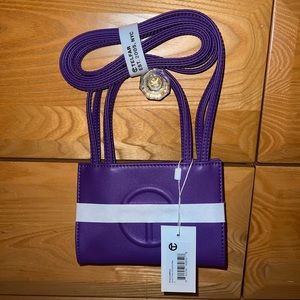 Brand new (with tags!) Telfar Shopping Bag in color Grape - size small.